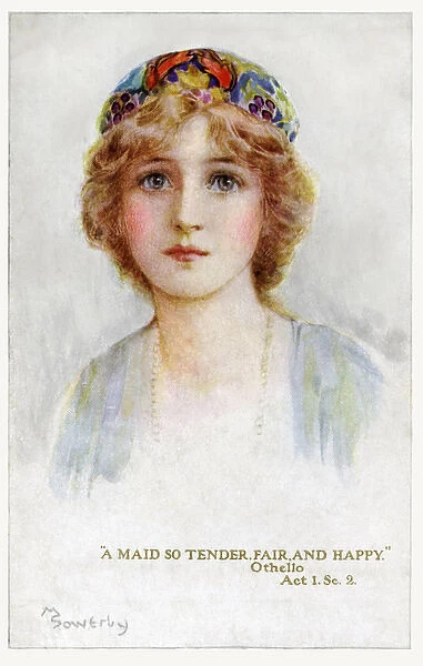 Desdemona. Pub: Humphrey Milford, Postcards for the Little Ones