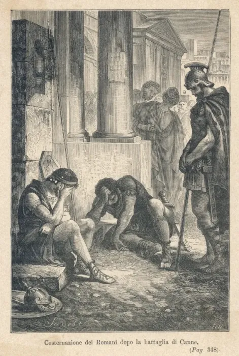 Framed Print : Print of Despondency in Rome after Cannae Framed Print : Print of Despondency in Rome after Cannae