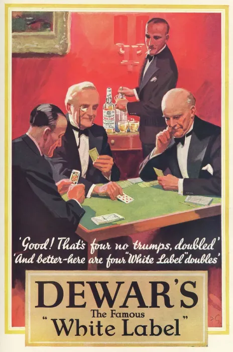 Framed Print : Dewar's White Label Whiskey Print, 1934 Framed Print : Dewar's White Label Whiskey Print, 1934