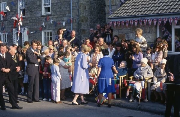 Diana, Princess of Wales, in St Marys, Scilly Isles