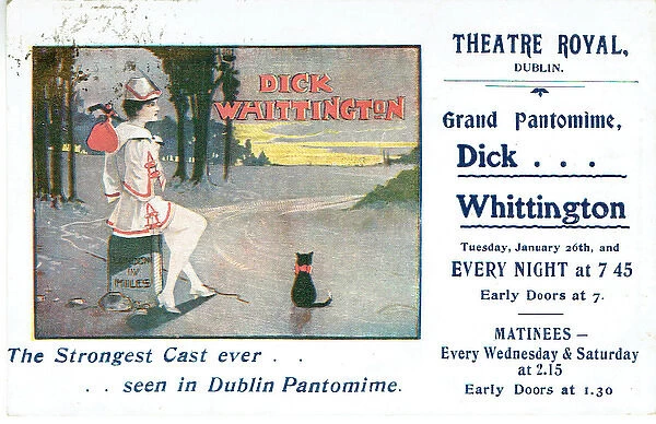 Dick Whittington. Theatre Royal, Dublin