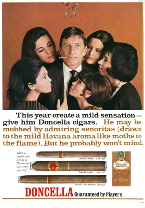 Framed Print : Doncella Cigar Advertisement Print, 1965 Framed Print : Doncella Cigar Advertisement Print, 1965