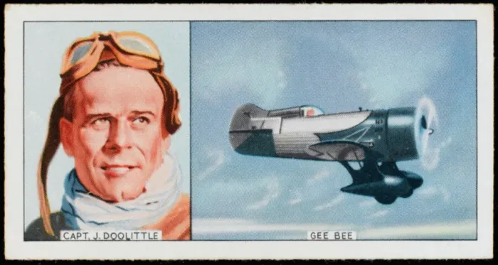 Framed Print : Doolittle in Gee Bee Print Framed Print : Doolittle in Gee Bee Print