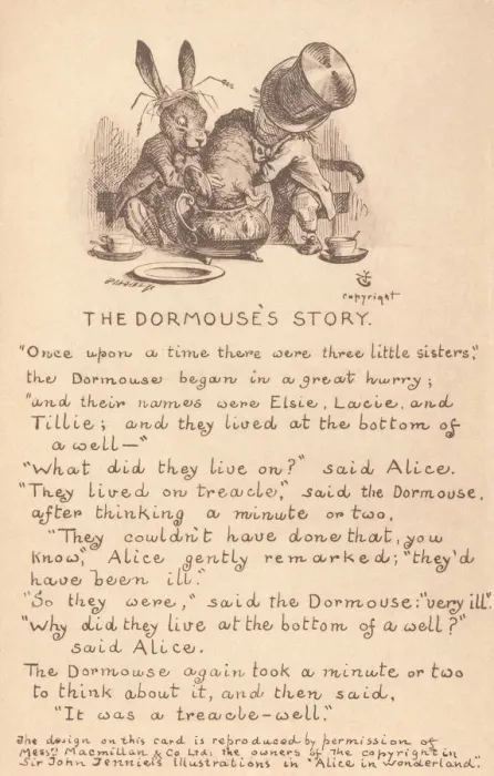 Framed Print : The Dormouse Print, 1910 Framed Print : The Dormouse Print, 1910