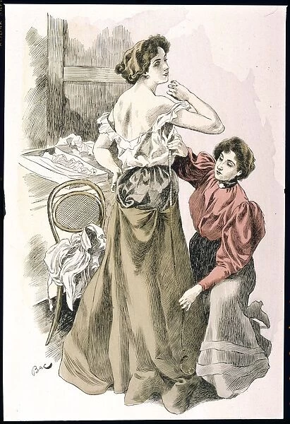 At the Dressmaker 1895