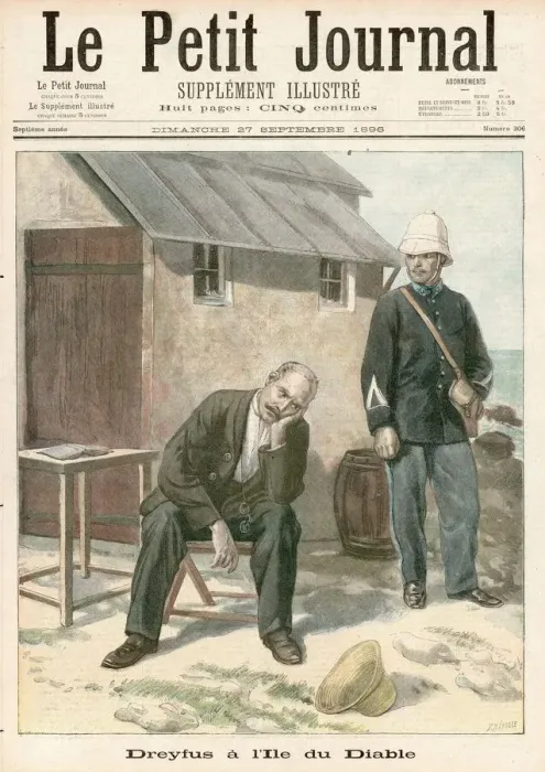 Framed Print : Print of Dreyfus on Devils Island Framed Print : Print of Dreyfus on Devils Island