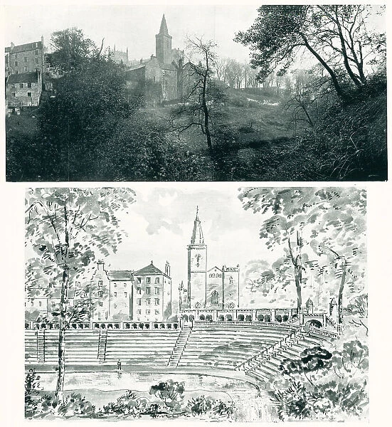 Dunfermline Abbey and Proposed Arena