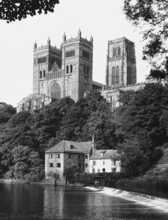 Framed Print : Durham Cathedral Print: Norman Architecture Across the River Wear Framed Print : Durham Cathedral Print: Norman Architecture Across the River Wear
