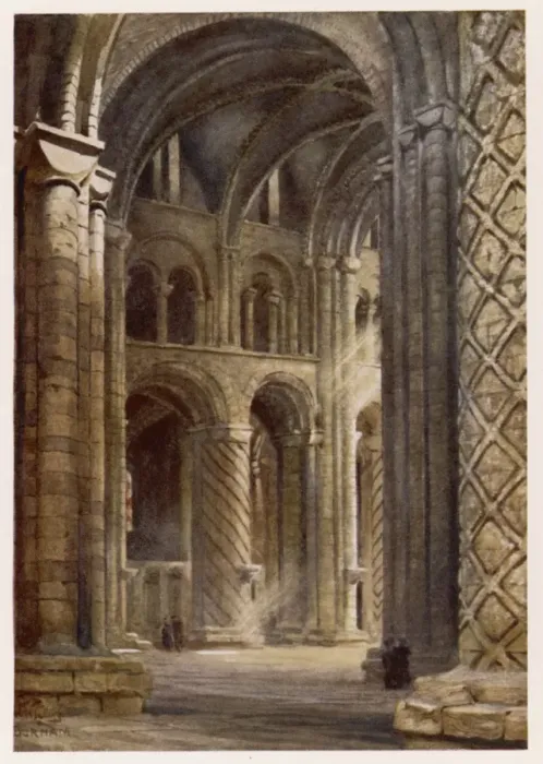 Framed Print : Durham Cathedral Nave Print Framed Print : Durham Cathedral Nave Print