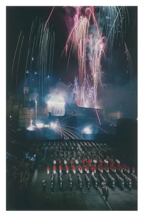 Framed Print : Edinburgh Fireworks Print