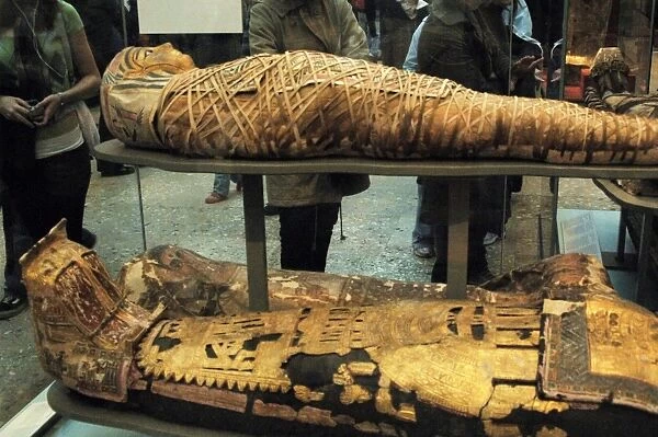 Egyptian mummy of a young woman
