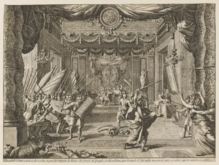 Framed Print : Elegabalus Assassinated Print Framed Print : Elegabalus Assassinated Print