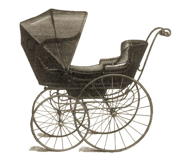 Elegant Baby Carriage Date: 1883