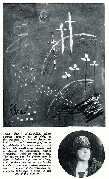 Elsa Maxwell and her Moods painting