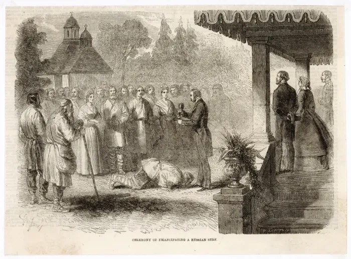Framed Print : Emancipation of a Serf Print Framed Print : Emancipation of a Serf Print
