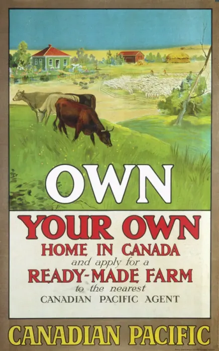 Framed Print : Emigrate to Canada Print Framed Print : Emigrate to Canada Print