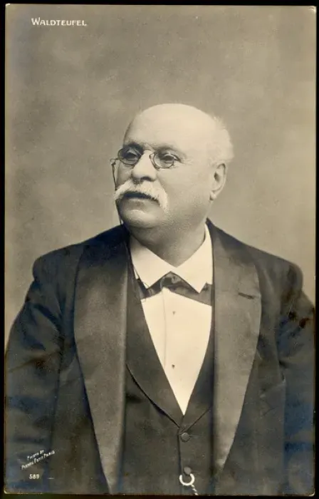 Framed Print : Emil Waldteufel Print - French Composer Portrait