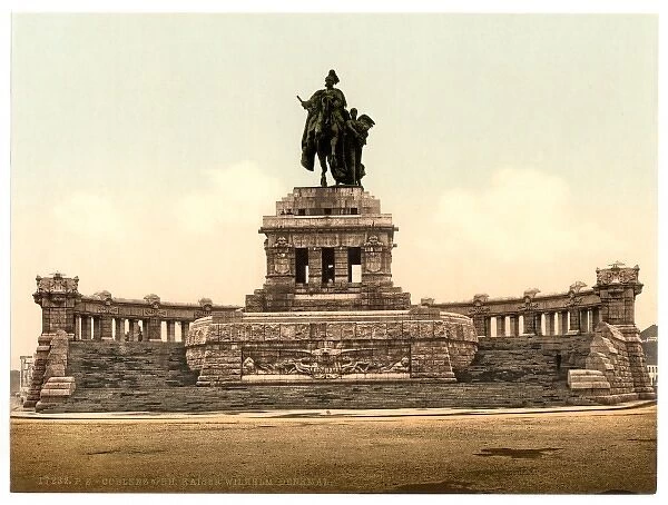 Emperor Williams Monument, Coblenz, the Rhine, Germany