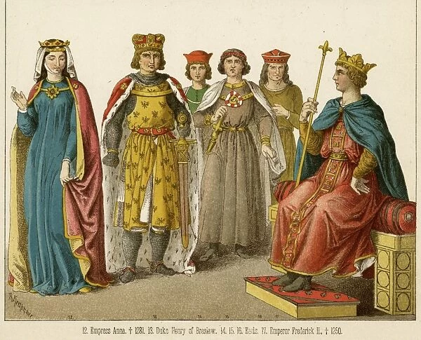 Empress Anna with Duke Henry of Breslaw