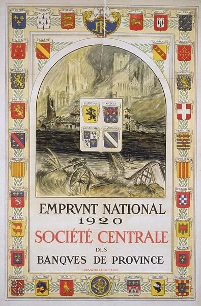 Emprunt National 1920. Societe Centrale des Banques de Provi