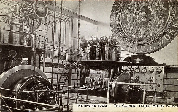 The Engine Room at the Clement-Talbot Motor Works, London