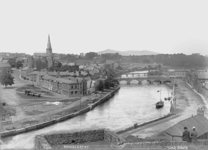 Framed Print : Early 20th Century Print of Enniscorthy, County Wexford Framed Print : Early 20th Century Print of Enniscorthy, County Wexford