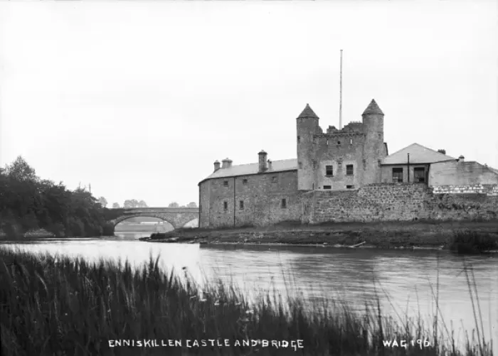 Framed Print : Enniskillen Castle and Bridge Print - Early 1900s Framed Print : Enniskillen Castle and Bridge Print - Early 1900s