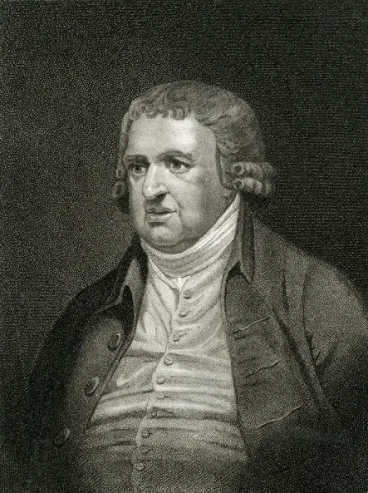 Framed Print : Erasmus Darwin Print 1731-1802 Framed Print : Erasmus Darwin Print 1731-1802
