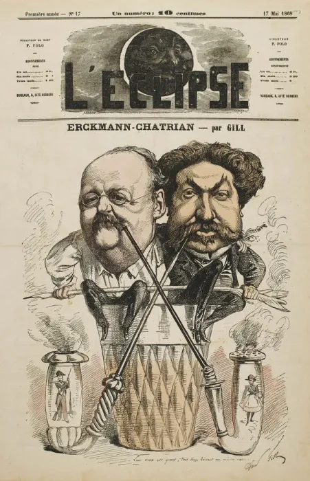 Framed Print : Erckmann-Chatrian Print Framed Print : Erckmann-Chatrian Print