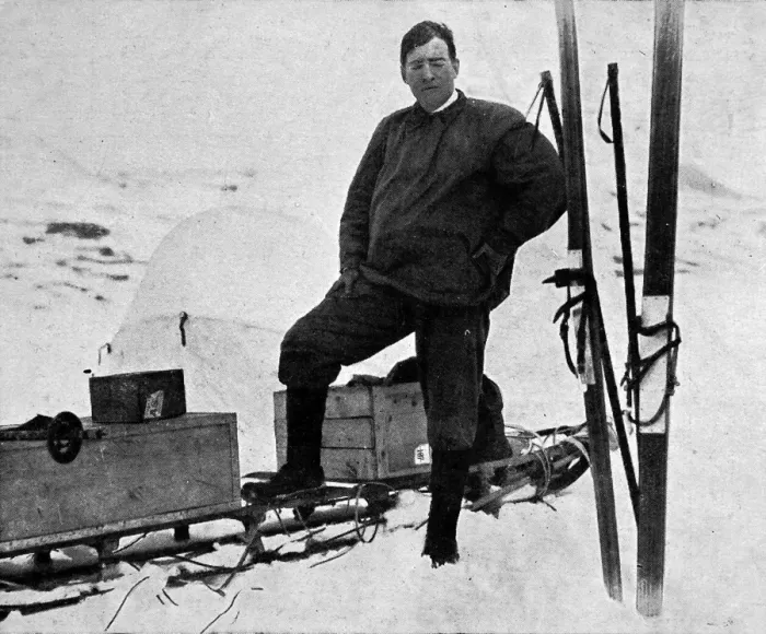 Framed Print : Sir Ernest Shackleton Preparing for Trans-Antarctic Expedition Print Framed Print : Sir Ernest Shackleton Preparing for Trans-Antarctic Expedition Print