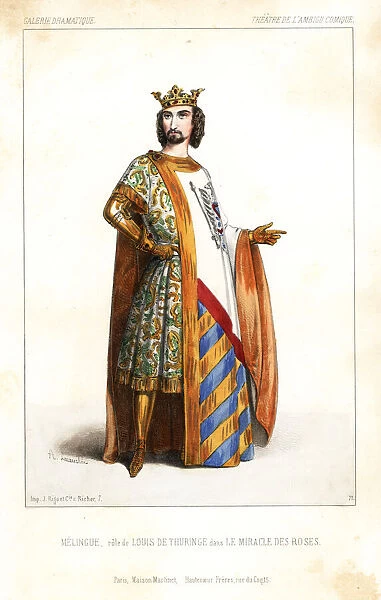 Etienne Melingue as Louis de Thuringe in Le
