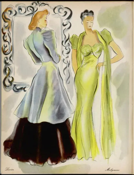 Evening Wear 1939: Vintage Evening Gowns Print. Art Prints, Posters & Puzzles from Mary Evans Evening Wear 1939: Vintage Evening Gowns Print. Art Prints, Posters & Puzzles from Mary Evans