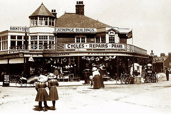 Exchange Buildings, Whitley Bay early 1900's