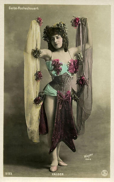 Exotic dancer from the Gaite-Rochechouart Nightclub - Paris