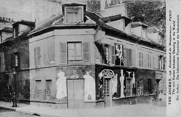 Exterior fa硤e of The Jockey club, 146 Boulevard du Montpar