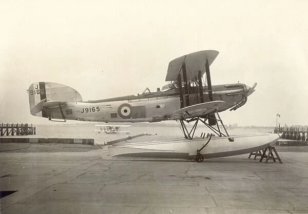 Fairey IIIF, J9165, with float struts