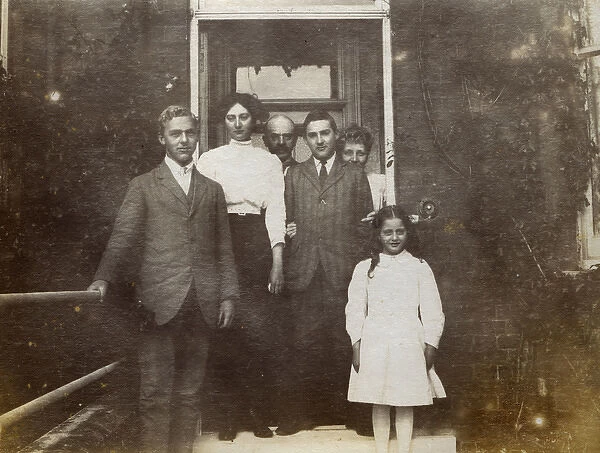 Family group on holiday, Southwold, Suffolk