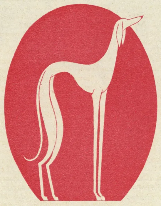Framed Print : Fantasy Greyhound Print on Red Background Framed Print : Fantasy Greyhound Print on Red Background