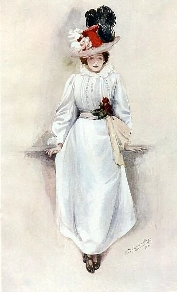 Female  /  White Dress 1902