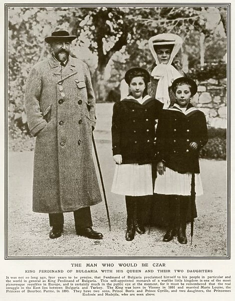 Ferdinand I of Bulgaria with family 1912