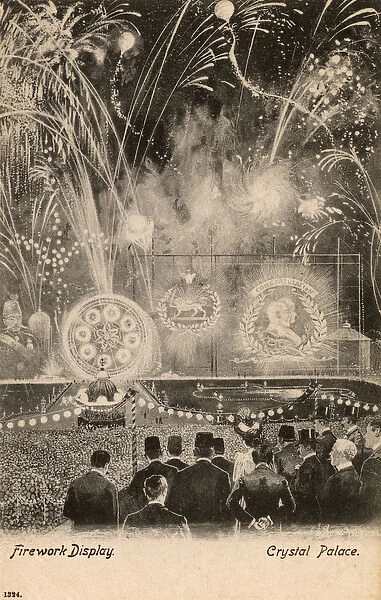 Firework Display for the Shah of Persia - 1902