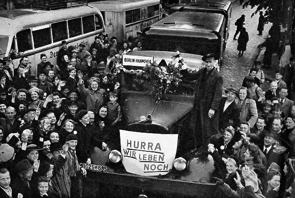 The First Bus out of West Berlin after the Blockade, 1949