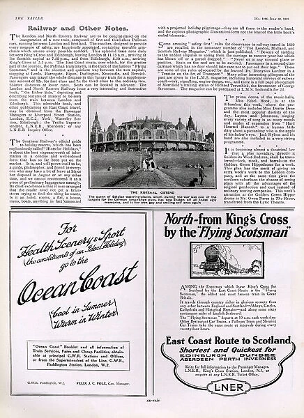 Flying Scotsman ad, 1925
