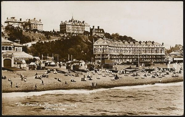 Folkestone  /  Beach 1931