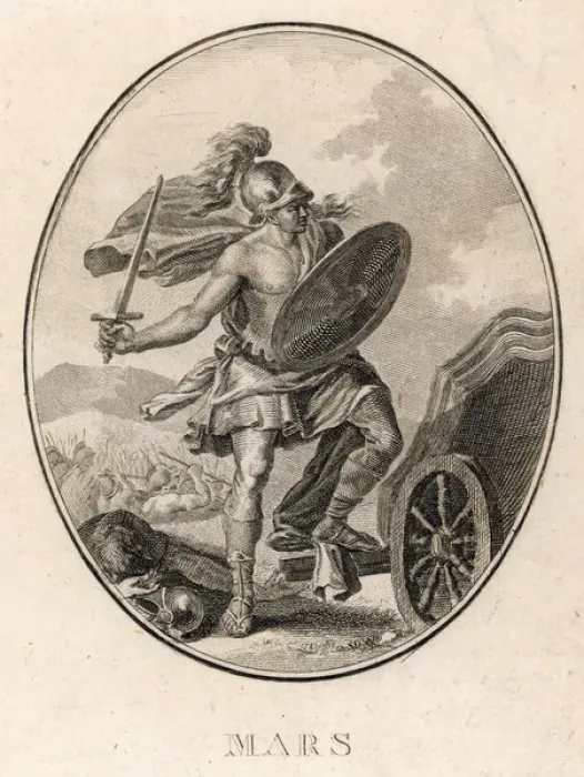 Framed Print : Mars Print - A Classical Myth Illustration Framed Print : Mars Print - A Classical Myth Illustration