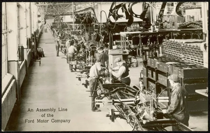 Framed Print : Ford Assembly Line Print - Rouge Plant, Dearborn Framed Print : Ford Assembly Line Print - Rouge Plant, Dearborn
