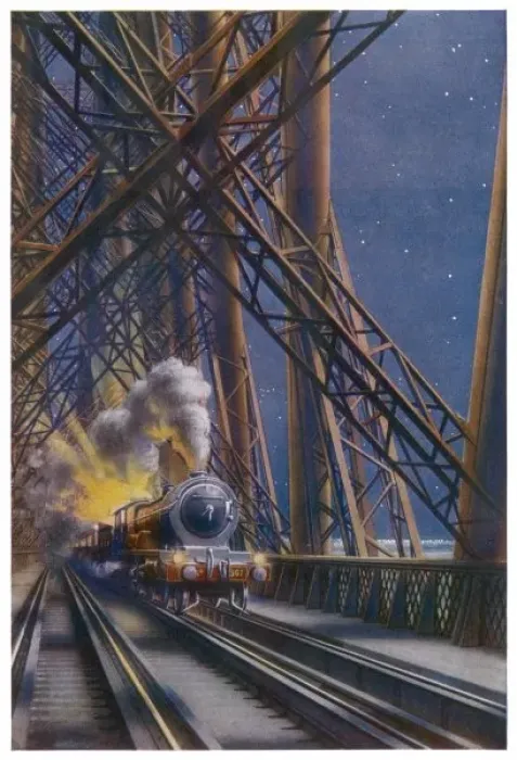 Framed Print : Forth Bridge Print, 1890 Framed Print : Forth Bridge Print, 1890