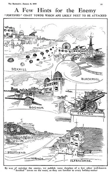 Fortified costal towns, 1915