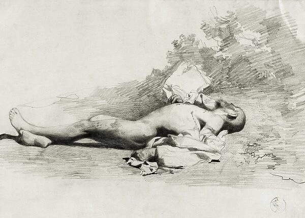 FORTUNY I MARSAL, Mariano (1838-1874). Dead Moor