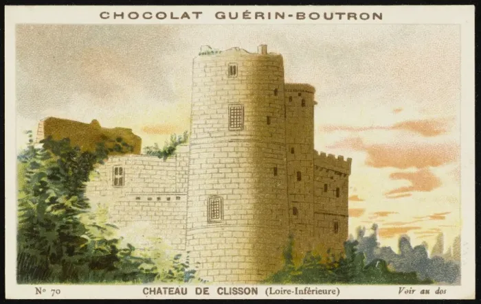 Framed Print : Clisson Chateau Print Framed Print : Clisson Chateau Print